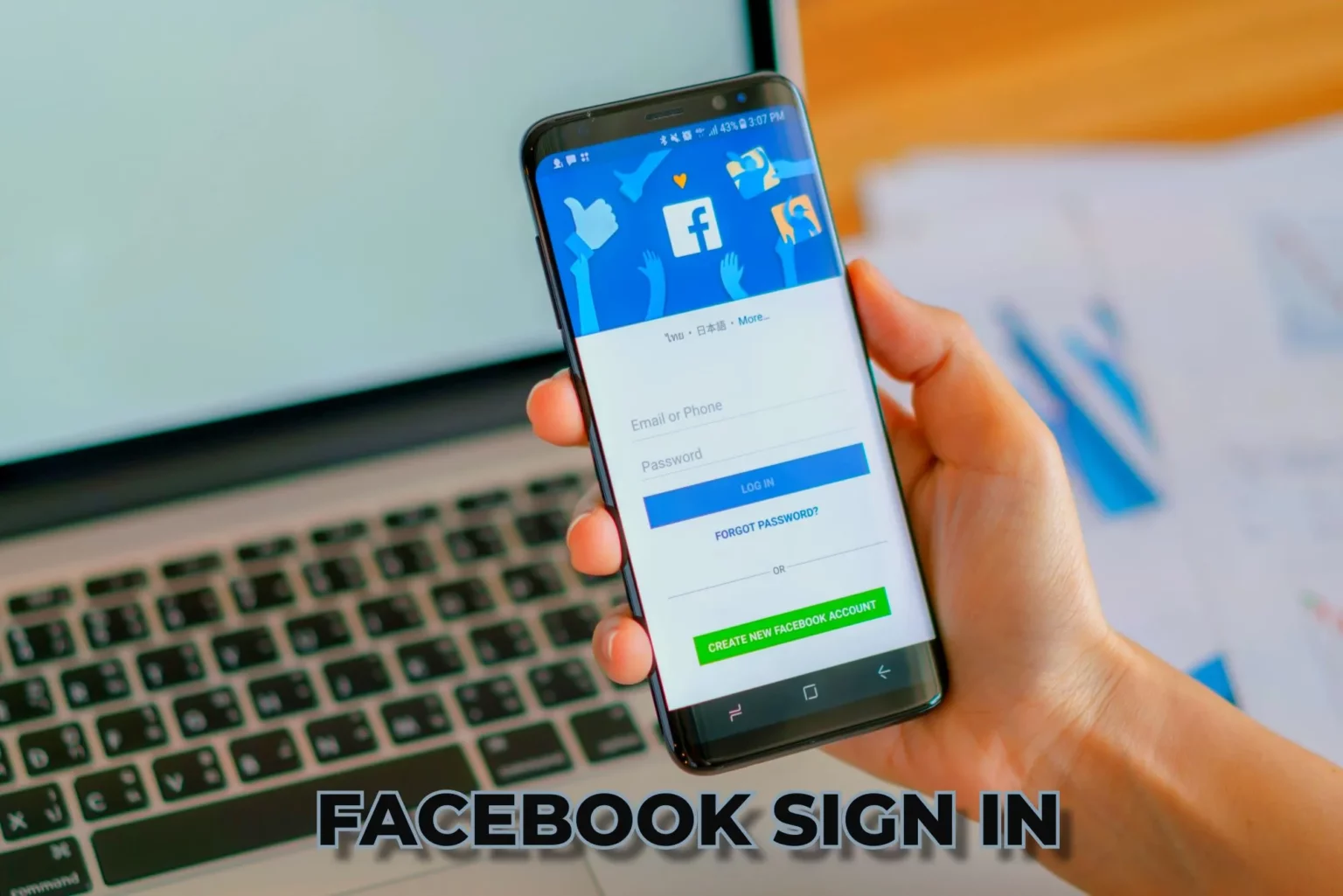 facebook sign in